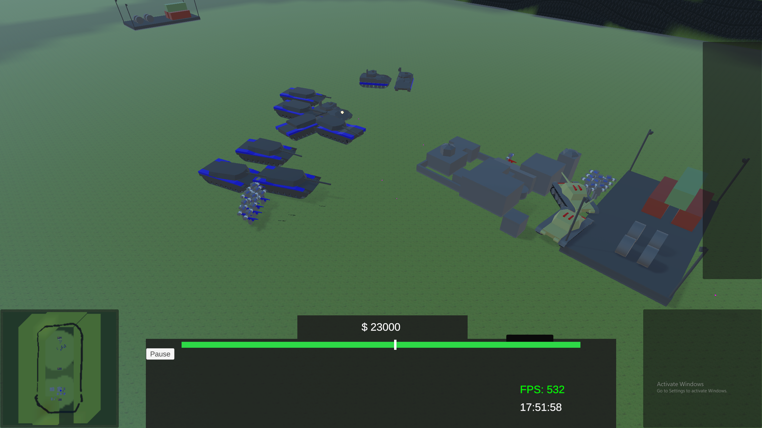 In-game screenshot from Antarctic Conflict
